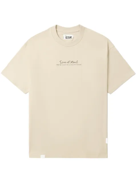 izzue graphic-print cotton T-shirt