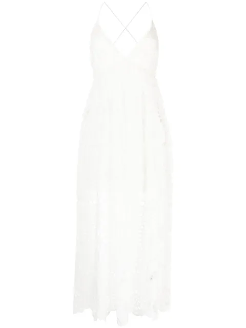ZIMMERMANN Lexi embroidered slip dress