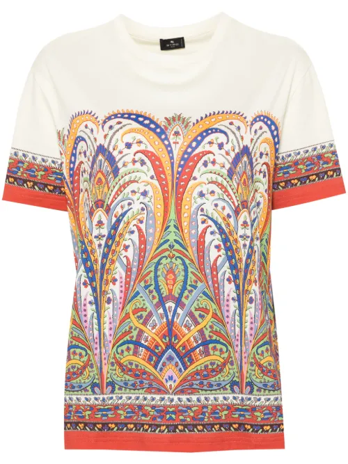 T-shirt à motif cachemire - ETRO - Modalova
