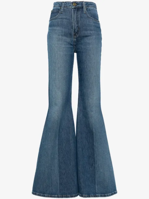 FRAME jeans acampanados con tiro alto