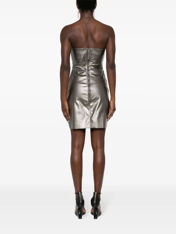 ワンピース RICK OWENS SS25 PRONG MINI DRESS (RP01E7531SGMC 02) RICK OWENS - DRESSES - Rick Owens