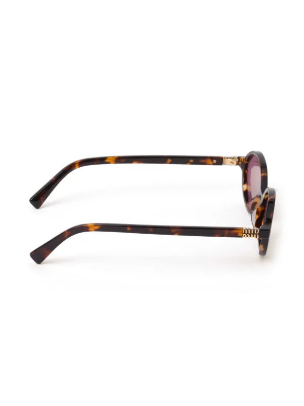 Miu Miu Eyewear Regard tortoiseshell-effect Sunglasses - Farfetch