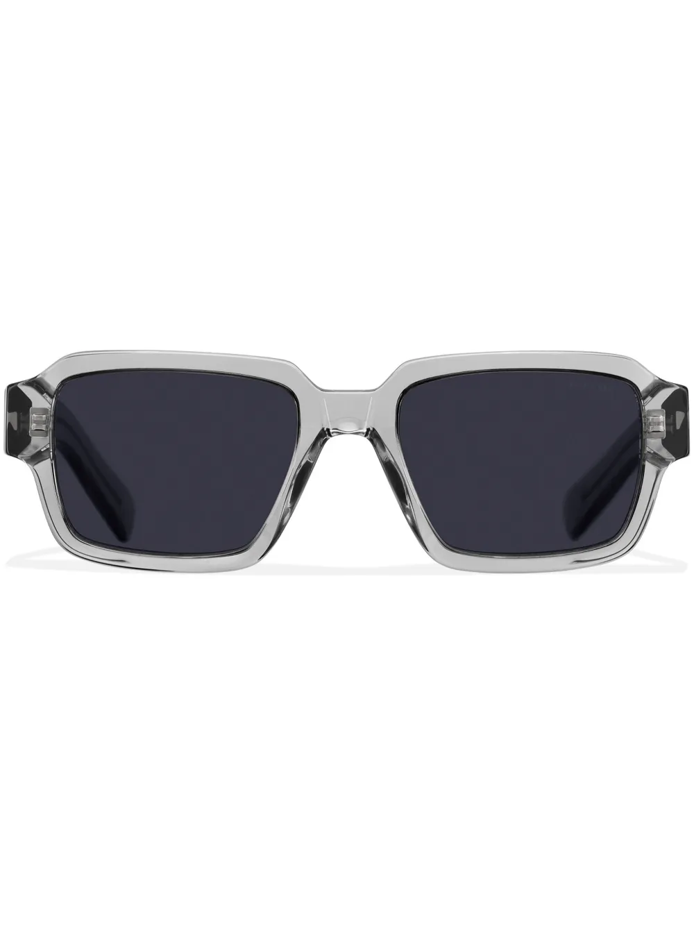 Prada Eyewear Óculos de sol retangular com logo | Cinza | Image 1