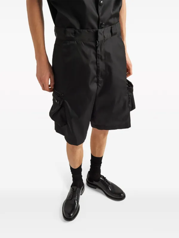 最終値下げ PRADA Re-Nylon Bermuda Shorts 44 Prada Re-Nylon Bermuda Shorts | Black | FARFETCH UK
