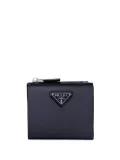 Prada small Saffiano leather wallet - Blue