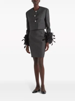 Prada（プラダ）ウィメンズ ハイウエストスカート - FARFETCH
