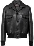 Prada nappa leather jacket - Black