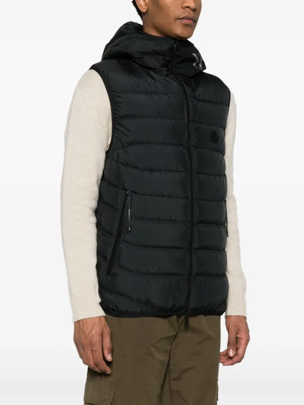 Moncler Nubiera Padded Gilet | Black | FARFETCH