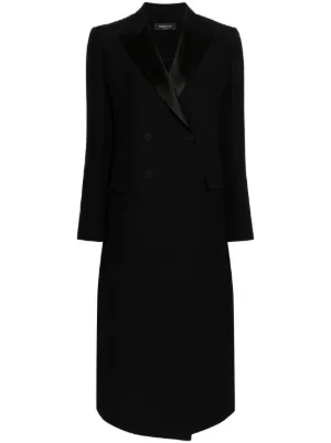 コート FABIANA FILIPPI OUTERWEAR (GCD265F335L288) FABIANA FILIPPI】 【カシミヤ100％ダブルフェイスラップコート