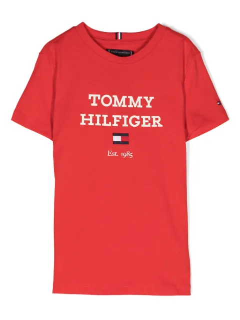 Tommy Hilfiger Junior logo-print cotton T-shirt