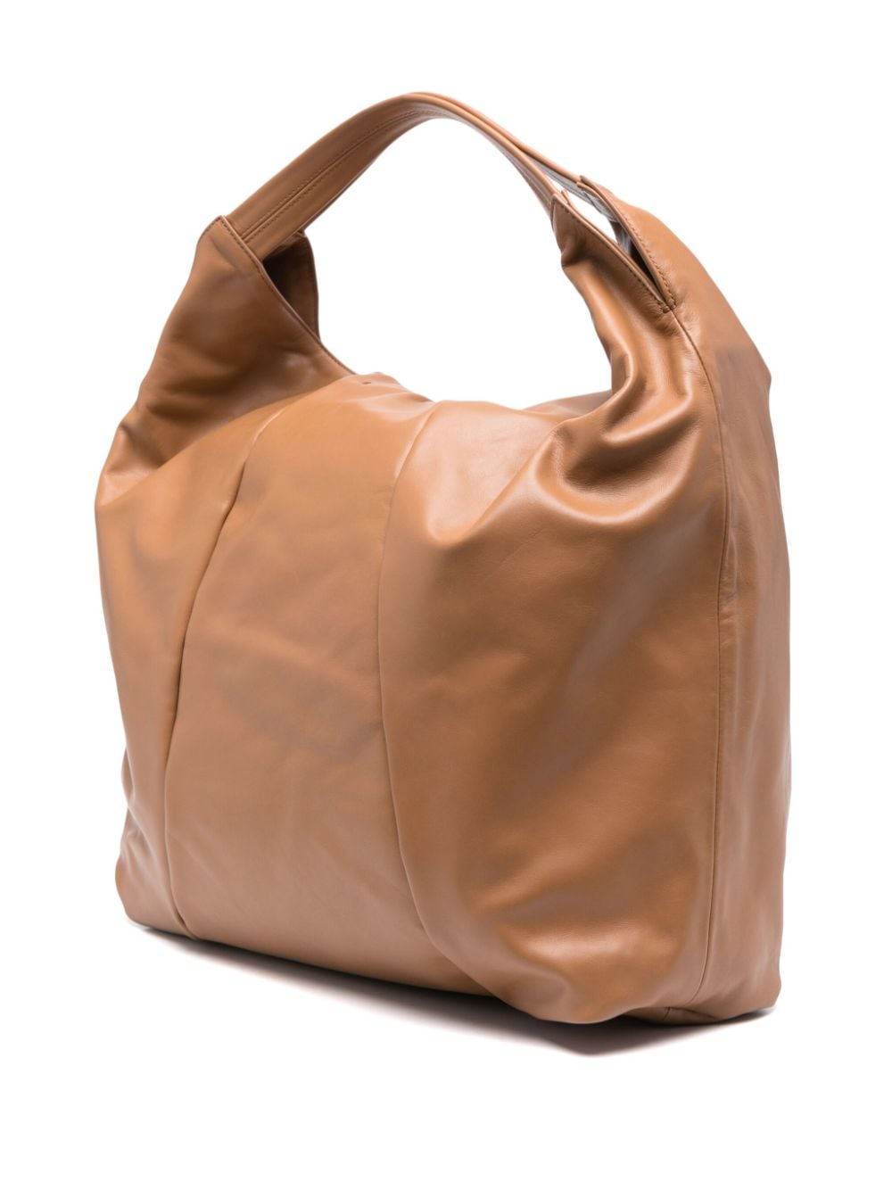 Shop Vic Matie Logo-lettering Tote Bag In Brown