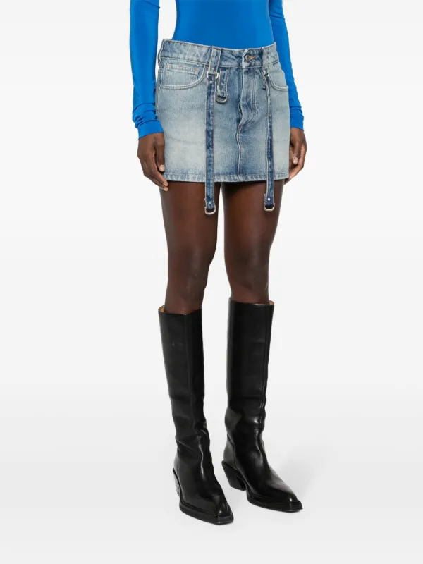 ミニスカート OFF WHITE Women Mini Skirts OWYF019S23DEN001 BLUE Off-White Denim Cargo Mini Skirt | Blue | FARFETCH