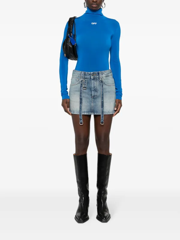 ミニスカート Off-White SS23 Off-White Skirts (OWYF019S23 DEN0014500) ミニスカート Off-White SS23 Off-White Skirts (OWYF019S23