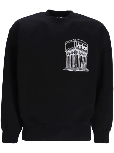 Aries sudadera Mega Temple con cuello redondo
