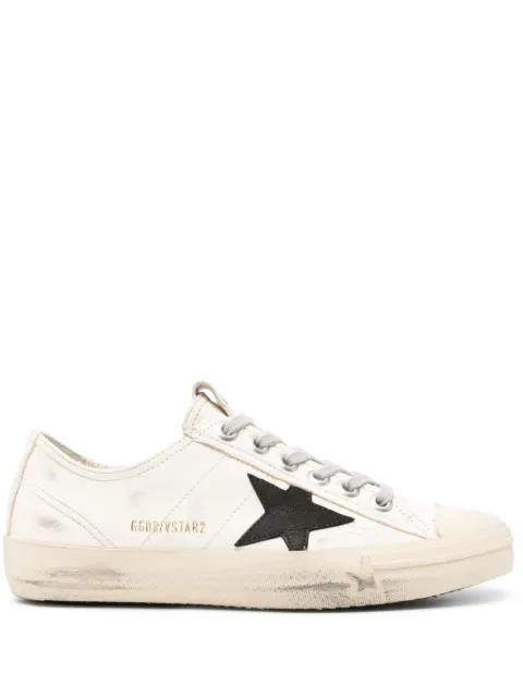 Golden Goose 브이스타 가죽 스니커즈