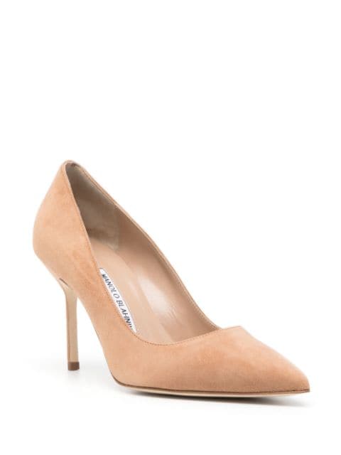 BB 90mm leather pumps