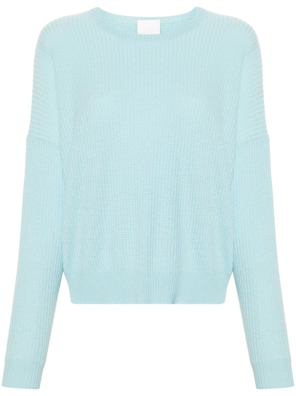 Allude Fine-knit Cashmere Jumper In Blue