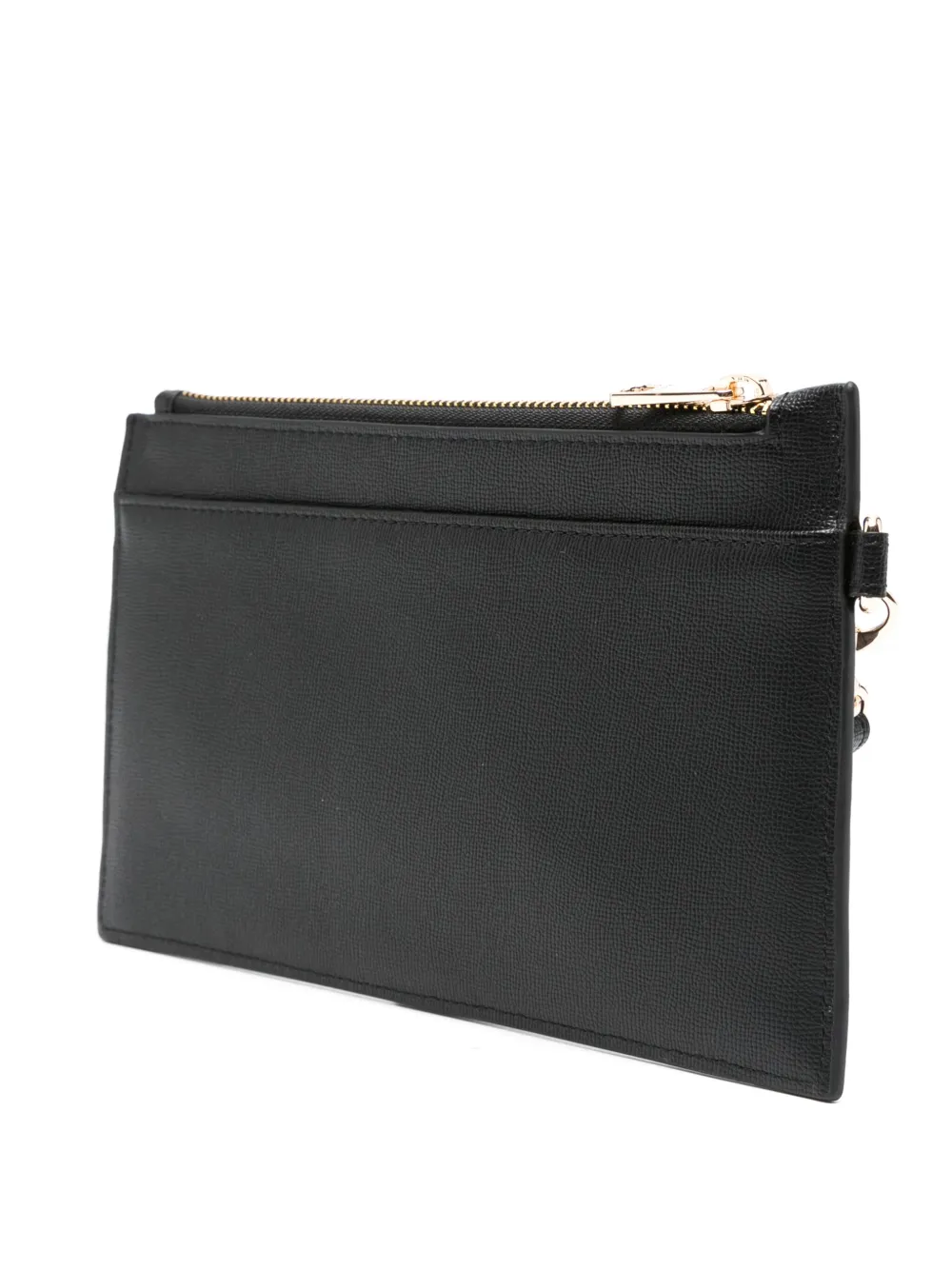 A.P.C. Leren clutch Zwart