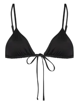 Frankies Bikinis Lumia triangle-cup Bikini Top | Black | FARFETCH
