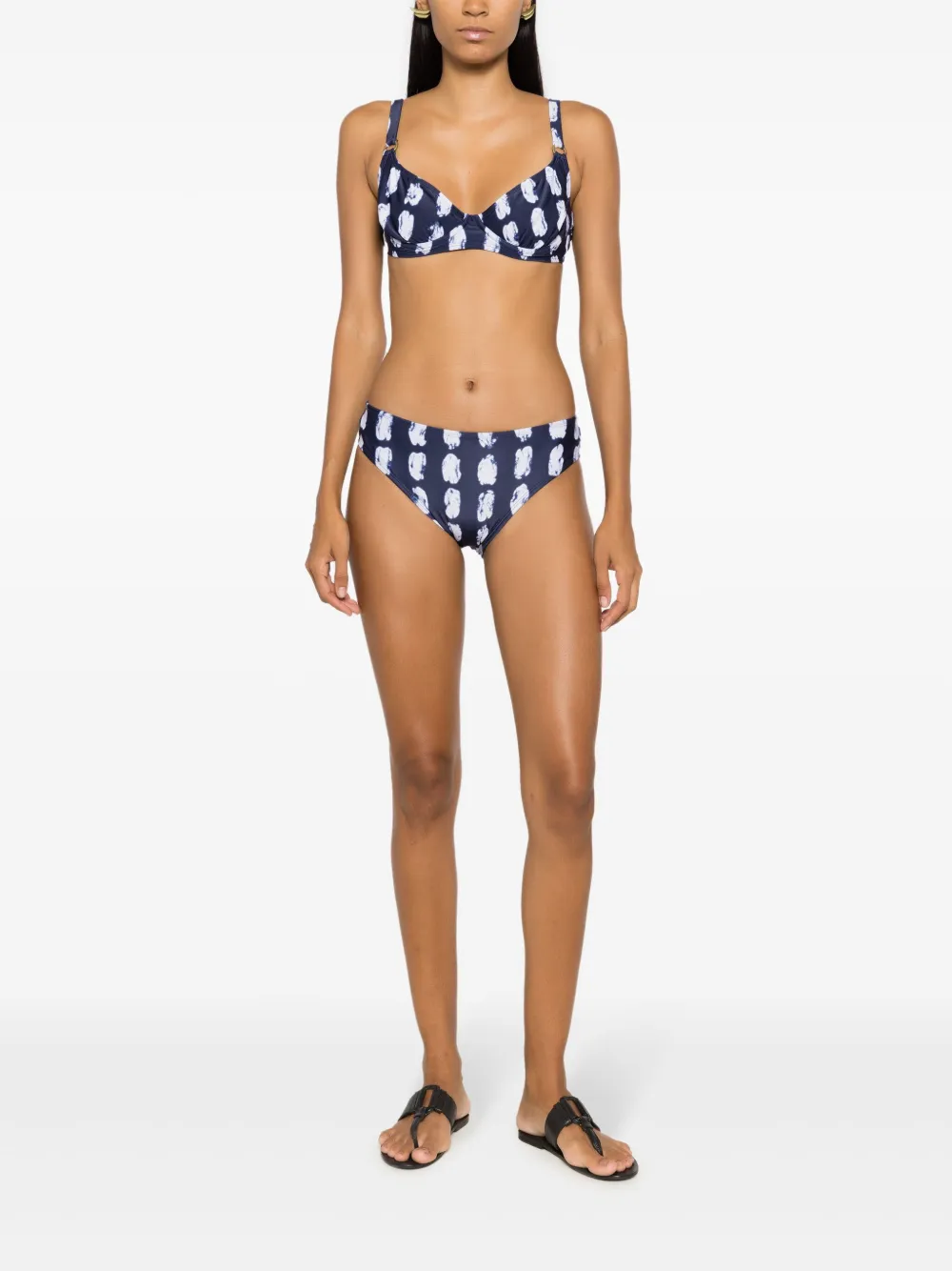 Lenny Niemeyer Bikinitop met abstracte print - Blauw