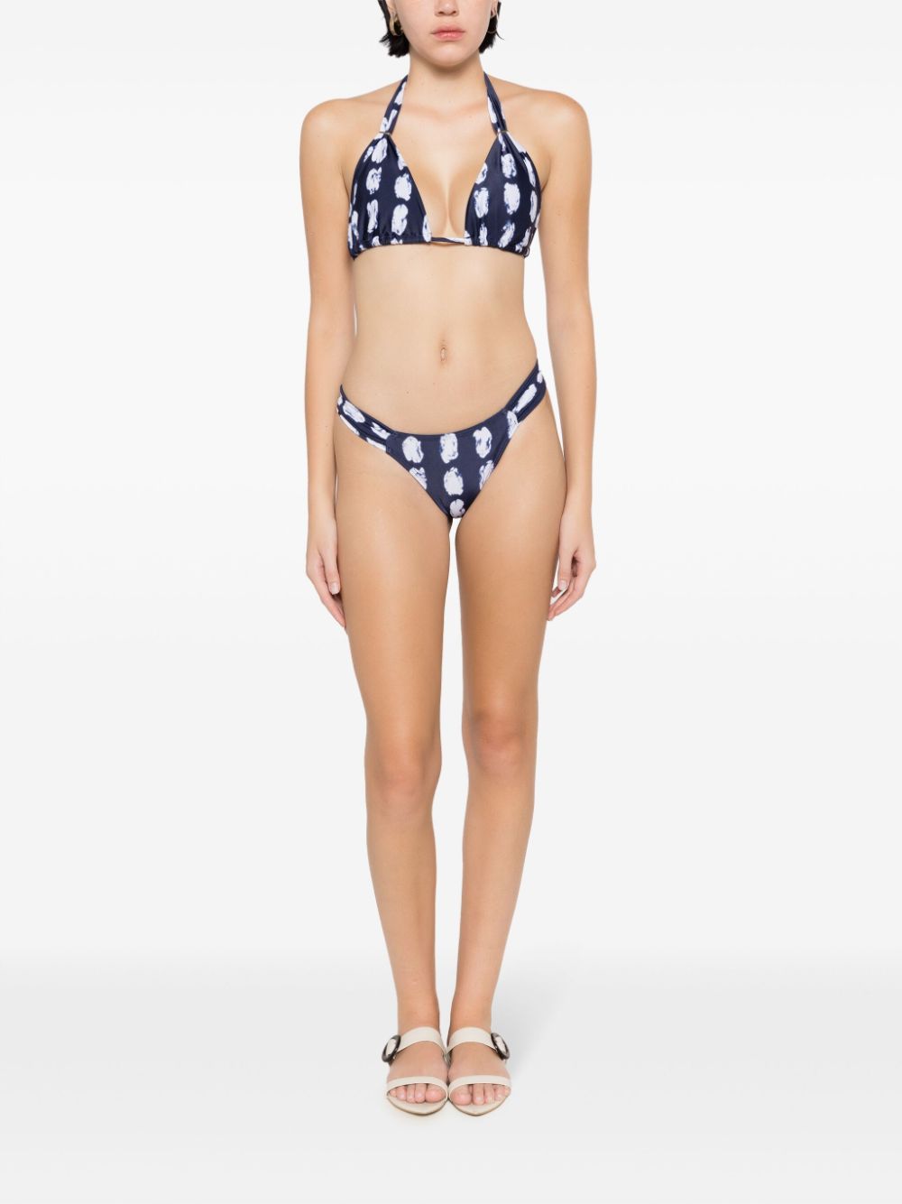 Lenny Niemeyer Bikinislip met print - Blauw