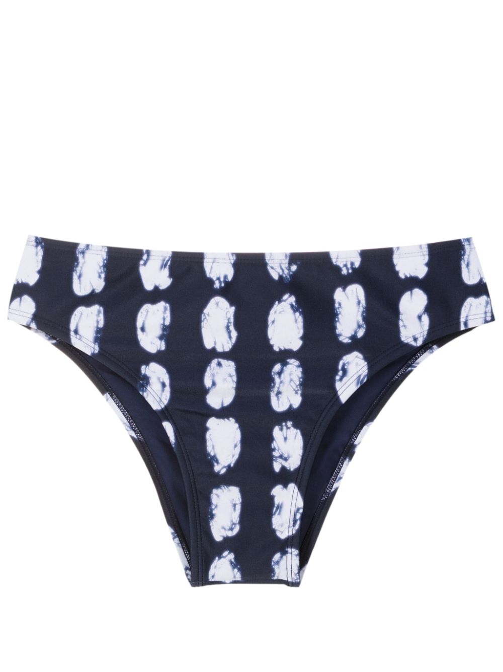 Lenny Niemeyer abstract-print bikini briefs - Blue