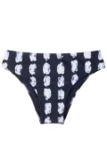 Lenny Niemeyer abstract-print bikini briefs - Blue