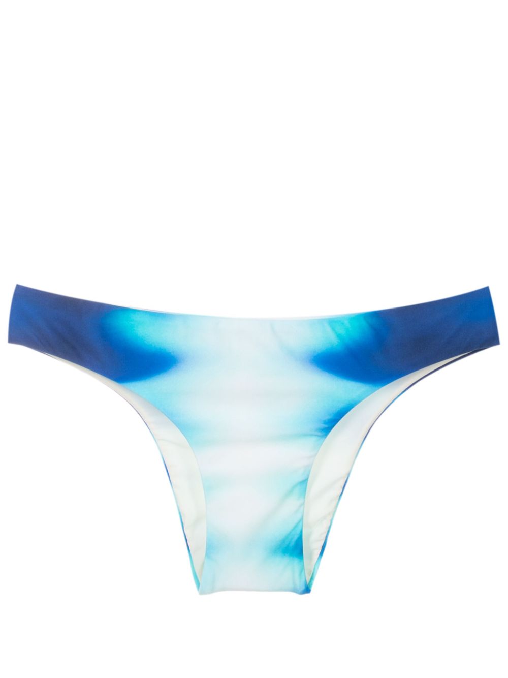 Lenny Niemeyer abstract-print bikini briefs - Blue