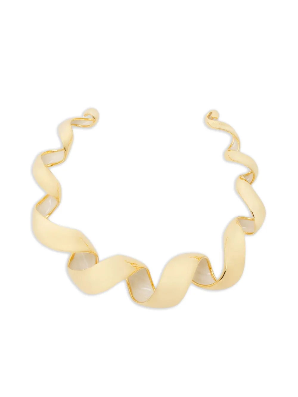 Lanvin twisted polished necklace - Oro