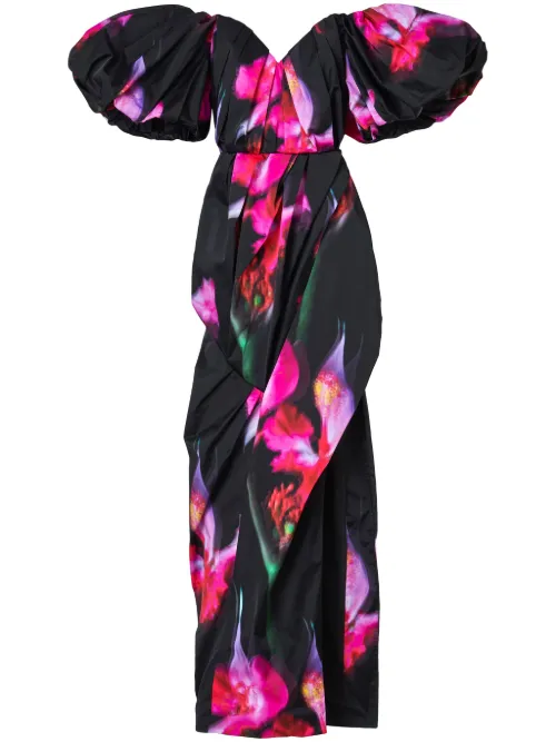 Robe bustier fleurie à coupe longue - Marc Jacobs - Modalova