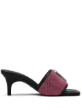 Marc Jacobs 65mm The Rhinestone J Marc sandals - Black