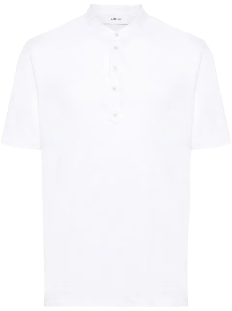 Lardini playera con cuello falso