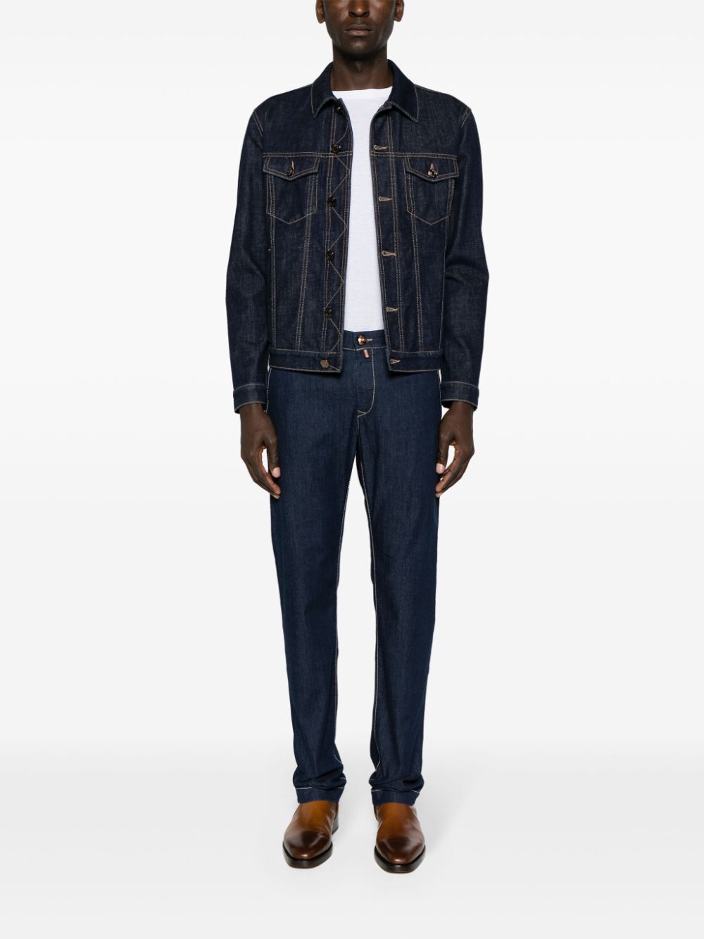 Jacob Cohën Bobby tapered-leg jeans - Blauw