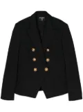 Balmain 6-Button double-breasted wool blazer - Black