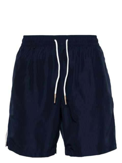 Eleventy shorts de playa con rayas laterales