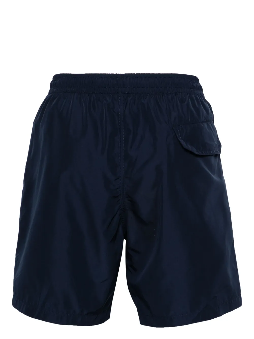 Shop Eleventy Side-stripe Swim Shorts In Blau