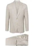 Eleventy single-breasted wool blend suit - Neutrals