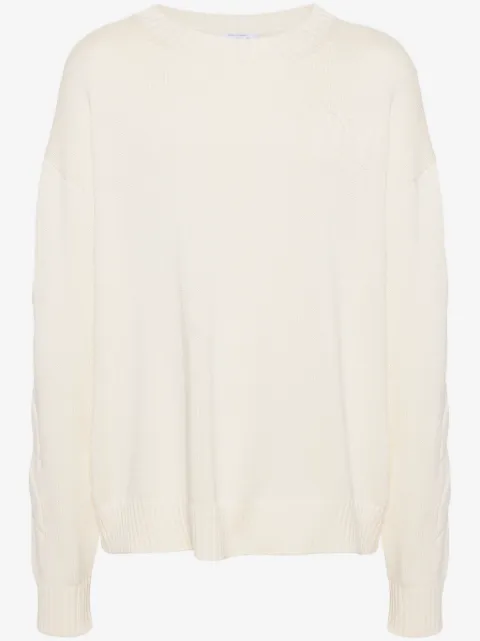 Off-White crew-neck diagonal-stripe jumper
