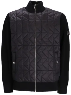 Karl lagerfeld chevron best sale quilted jacket