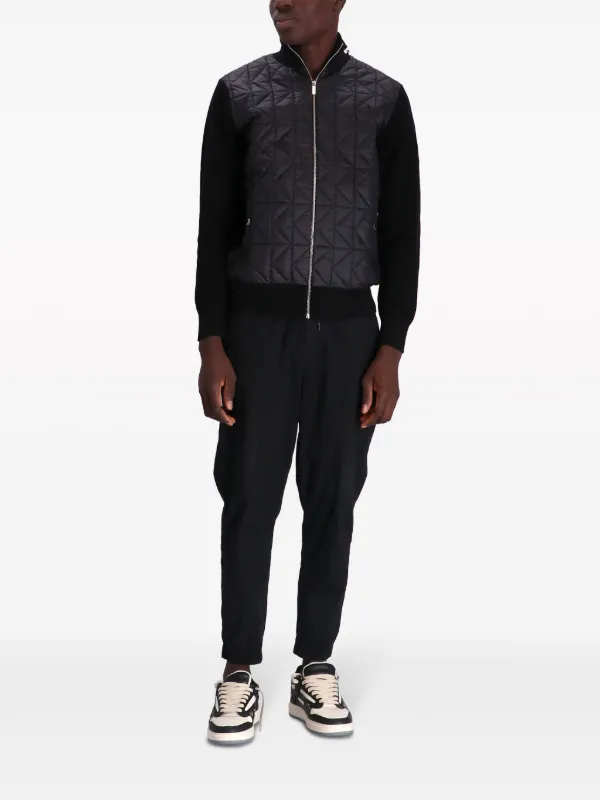 Karl lagerfeld chevron sales quilted jacket