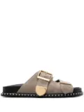 Chloé Rebecca suede slides - Grey