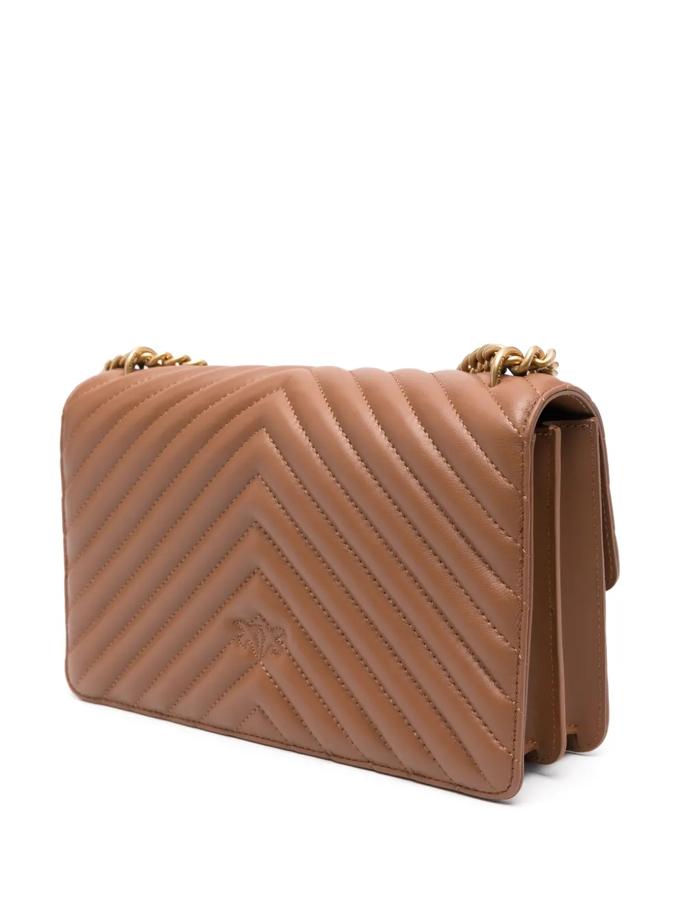 PINKO Classic Love schoudertas Bruin
