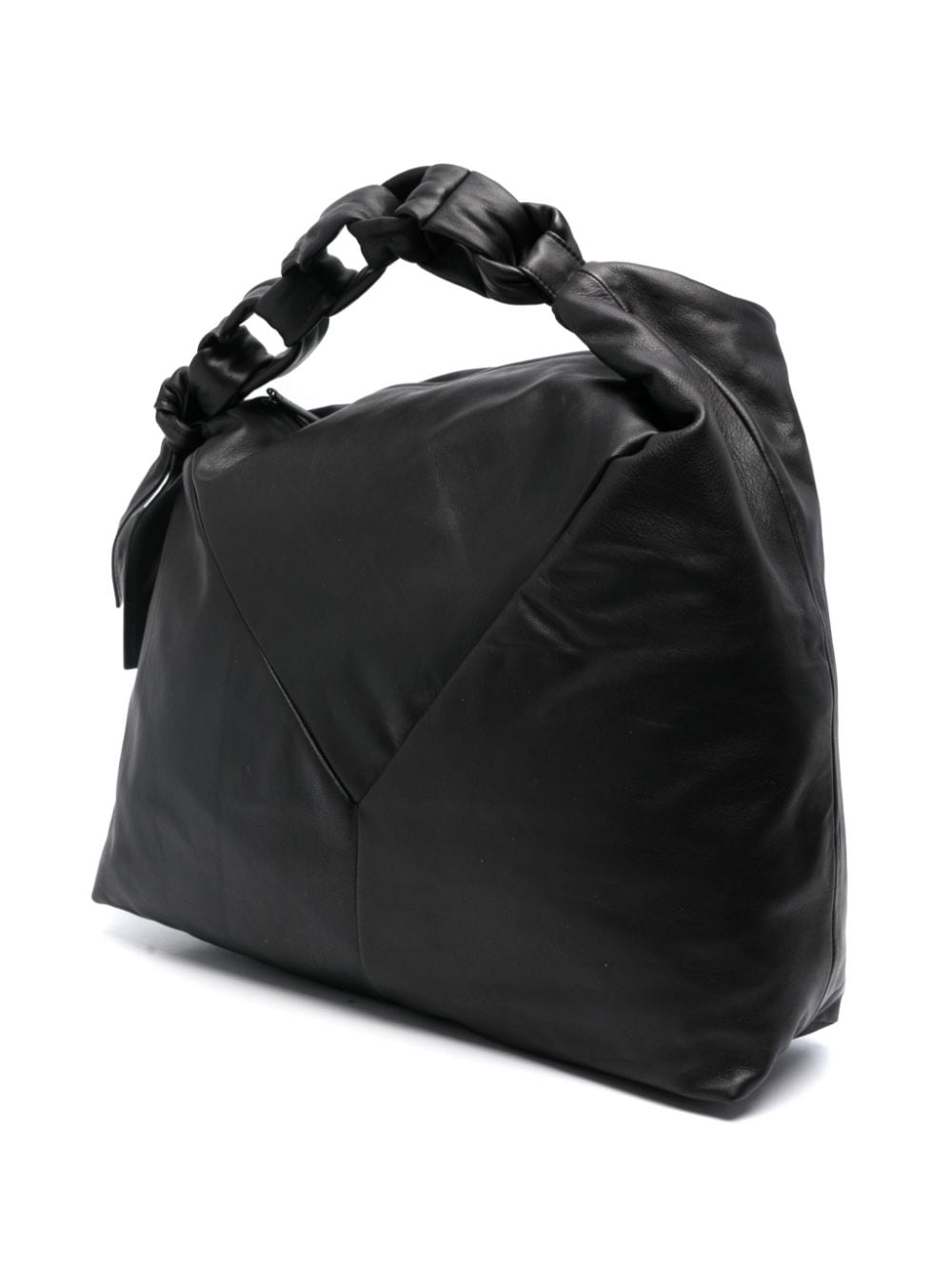 Shop Vic Matie Logo-lettering Tote Bag In Black