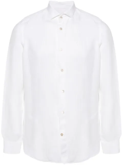 Eleventy buttoned linen shirt