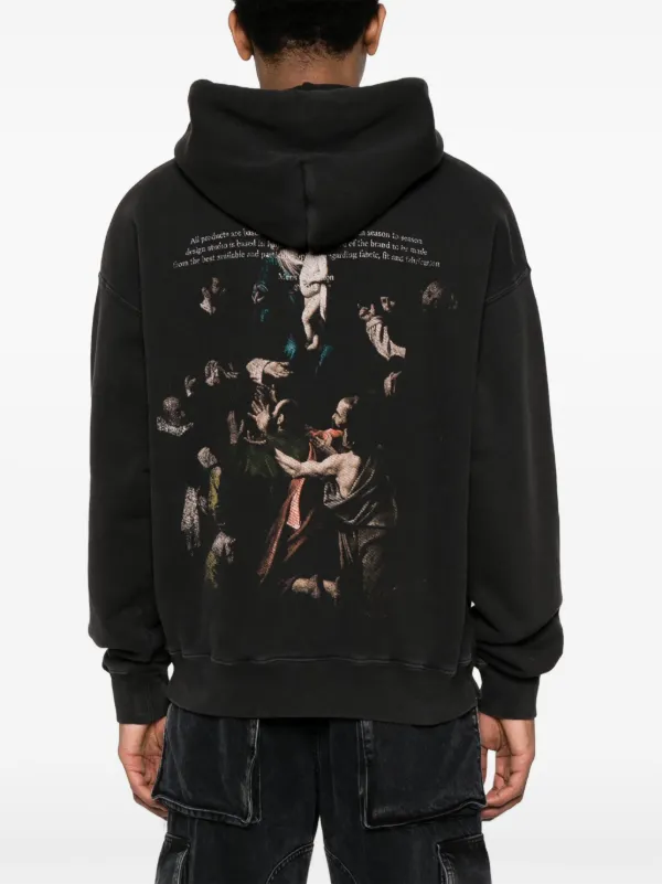 【送料&関税込】Off-White Off Stamp Hoodie Off-White Off Stamp Cotton Hoodie | Black | FARFETCH JO