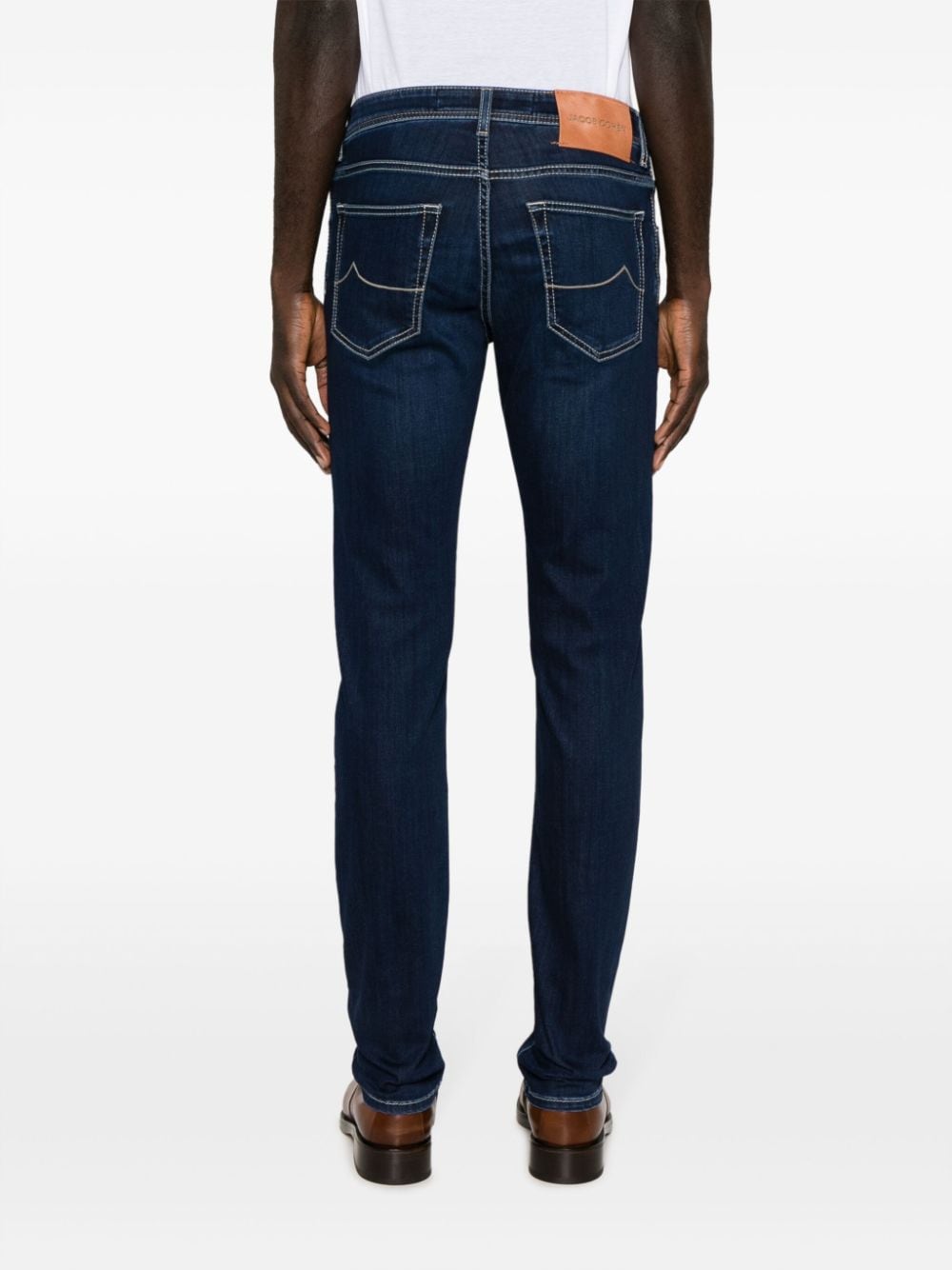 Shop Jacob Cohen Nick Skinny-leg Jeans In Blue