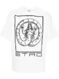 ETRO graphic-print cotton T-shirt - White