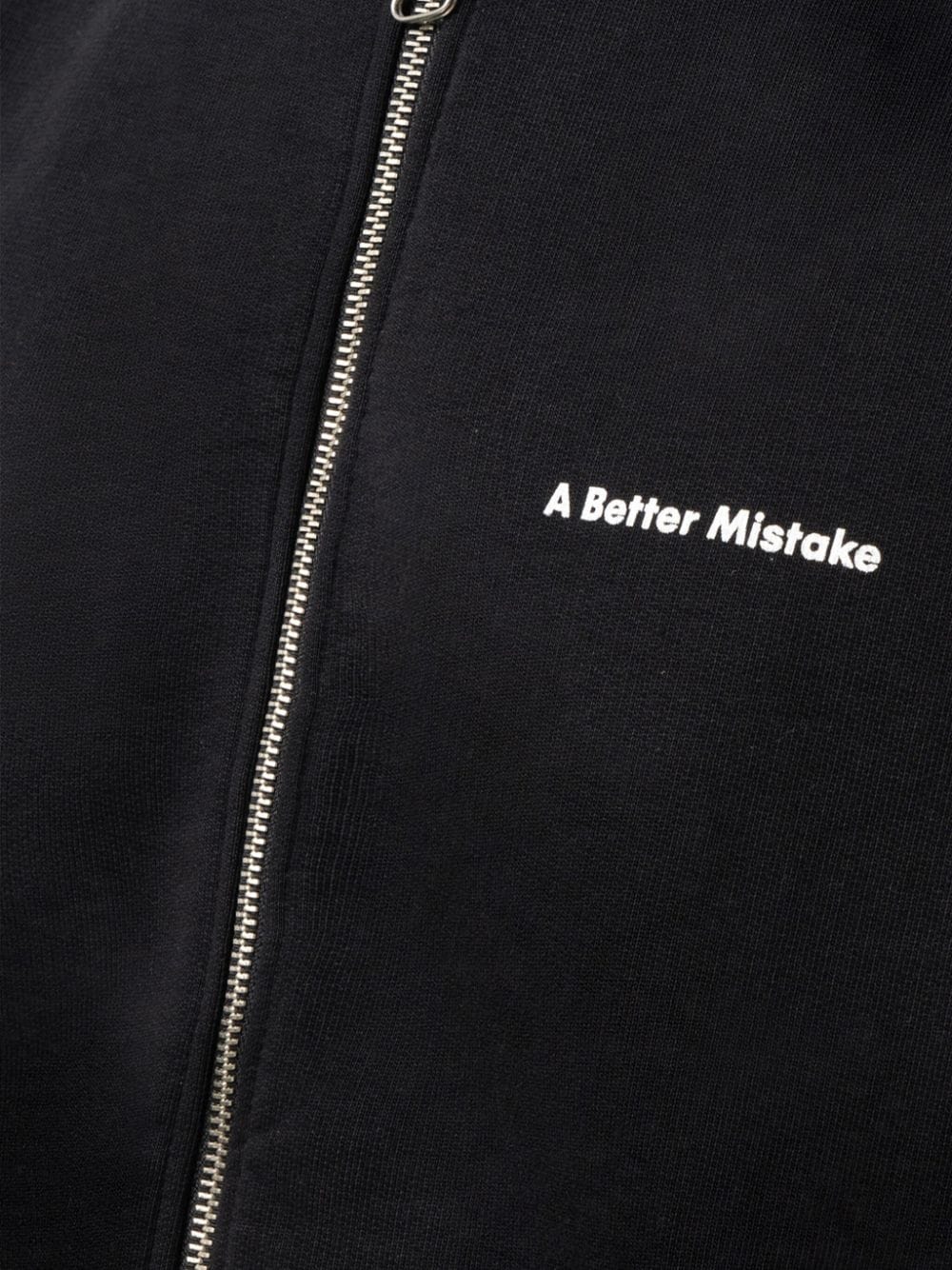 A BETTER MISTAKE Essential hoodie van biologisch katoen Zwart