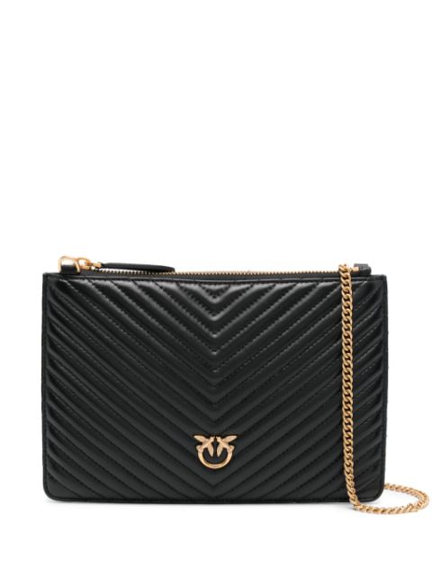 PINKO chevron-quilted shoulder bag