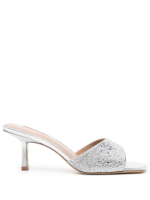 NICOLI Minerva 50mm crystal-embellished mules